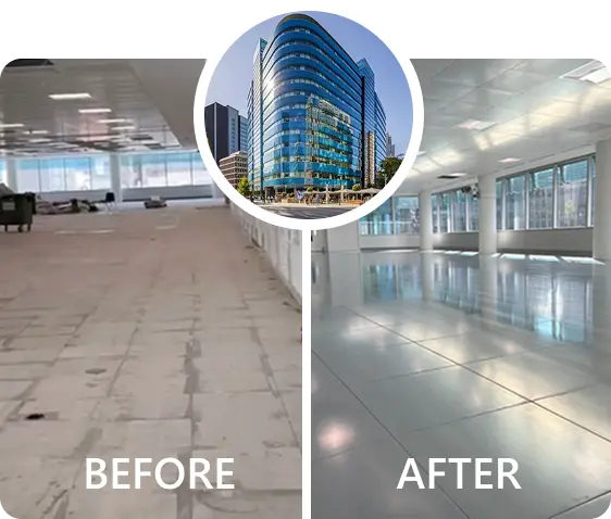 Metal encapsulated raised floor restoration at St Botolph Building, London